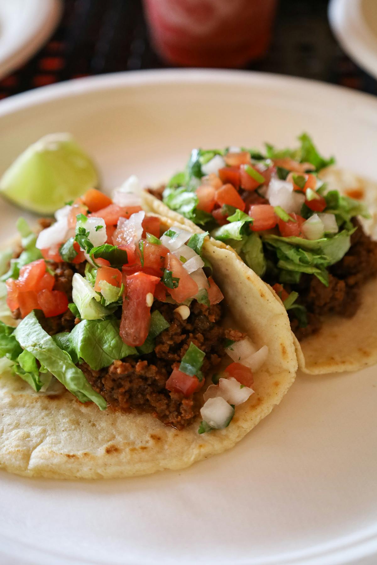 a close up of a plate of food